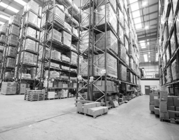Industrial Lighting within Warehouse